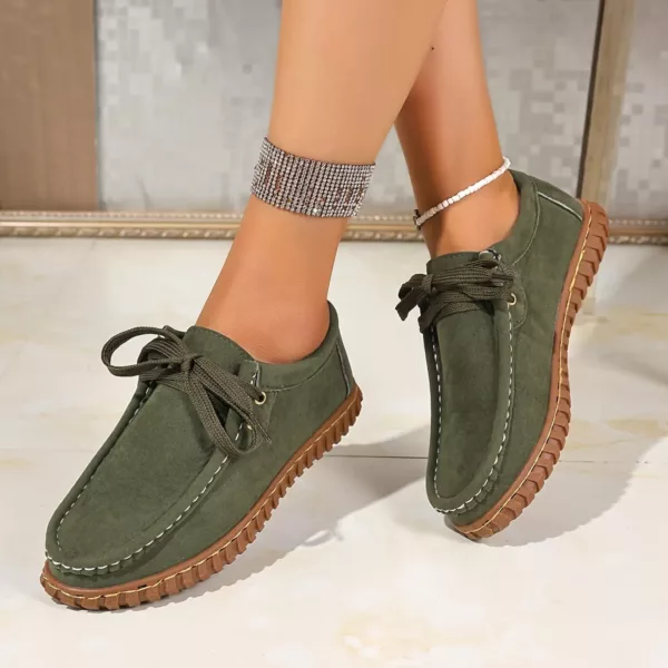 Mocassin femme lacets semelle crantée – Image 6