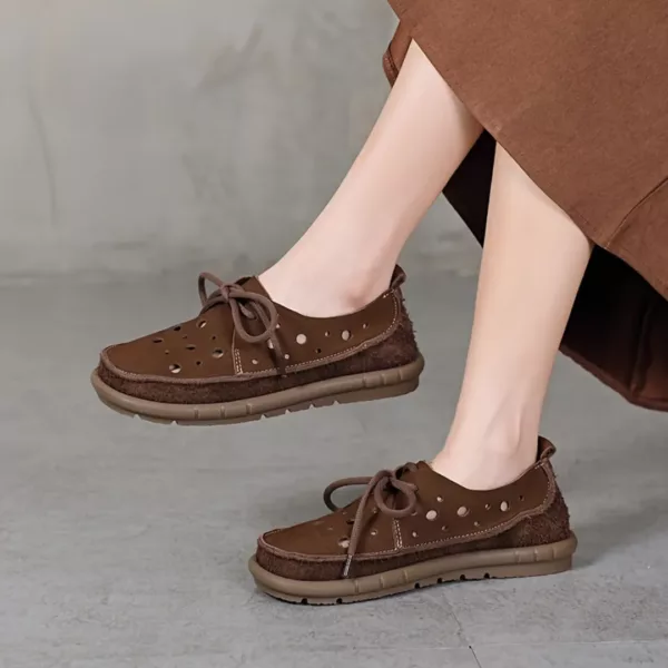 Mocassin femme pliable perforé léger – Image 6