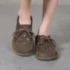 Mocassin femme pliable perforé léger