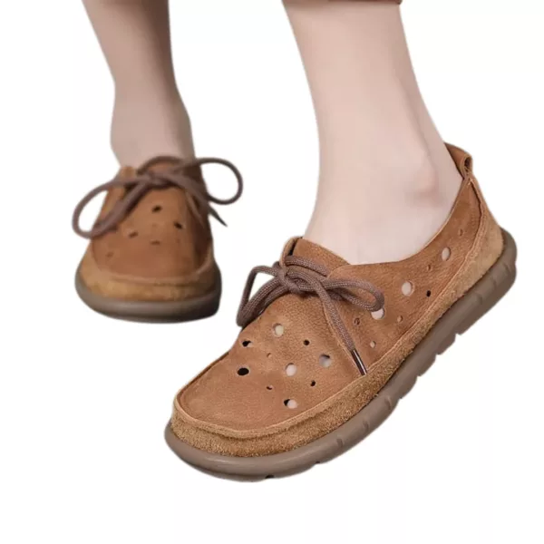 Mocassin femme pliable perforé léger – Image 7