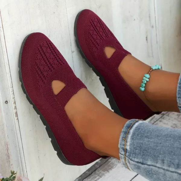 Mocassin femme respirant maille ajourée – Image 3