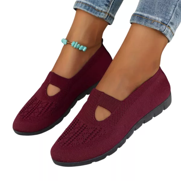Mocassin femme respirant maille ajourée – Image 4