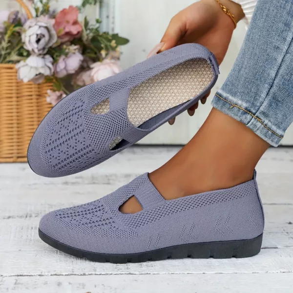 Mocassin femme respirant maille ajourée – Image 8