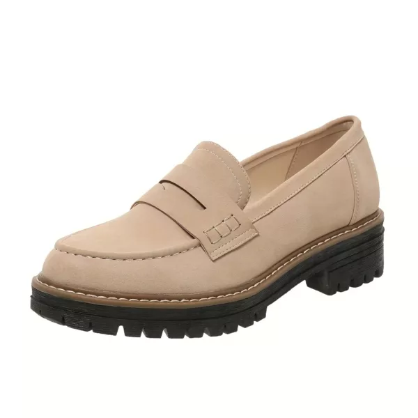 Mocassin femme semelle épaisse moderne – Image 9