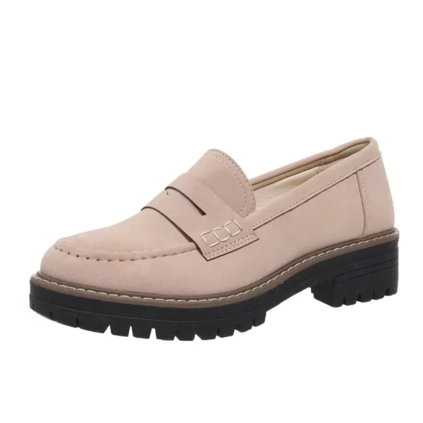 Mocassin femme semelle épaisse moderne – Image 4