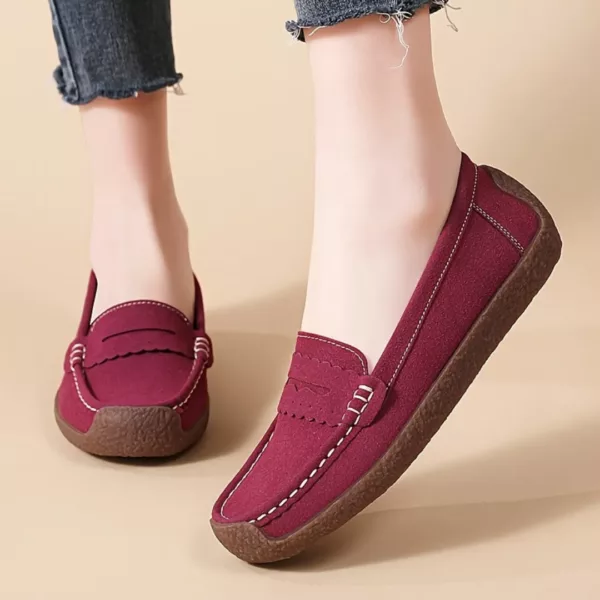 Mocassin femme souple semelle antichoc – Image 2