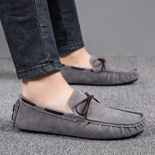 Mocassin femme souple style décontracté
