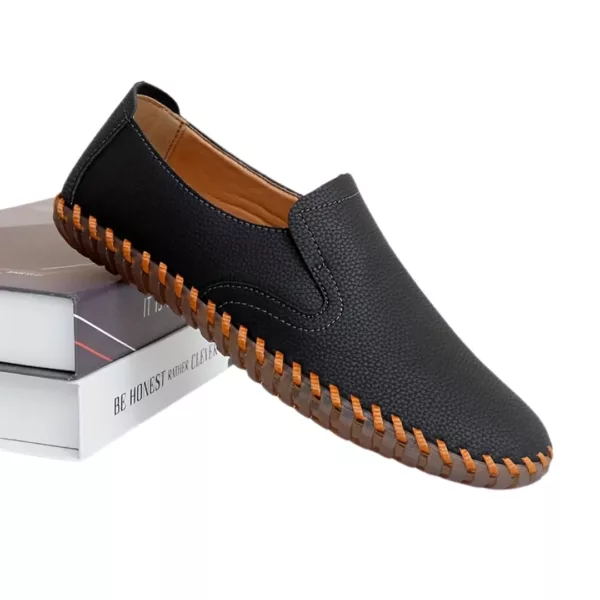 Mocassin homme couture contrastée décontracté – Image 8