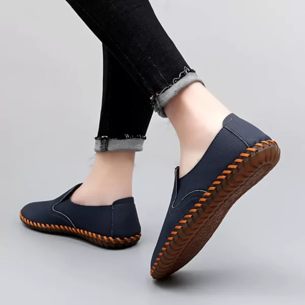Mocassin homme couture contrastée décontracté – Image 4