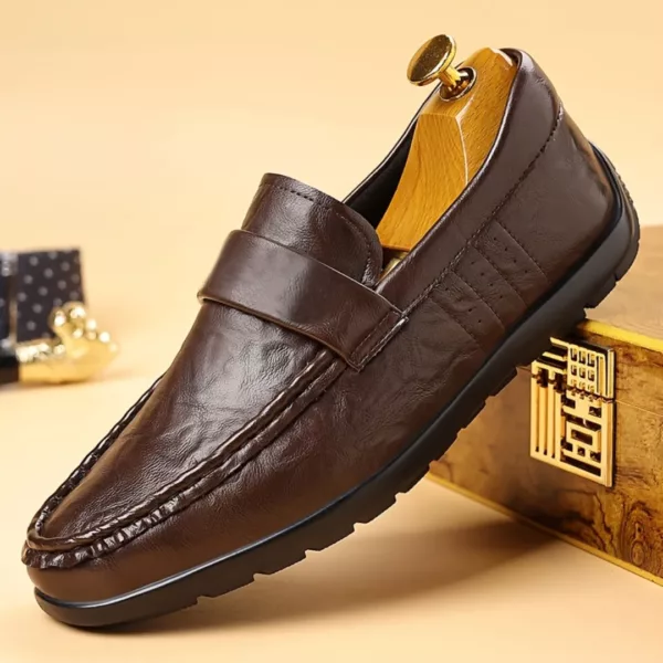 Mocassin homme cuir souple classique – Image 7