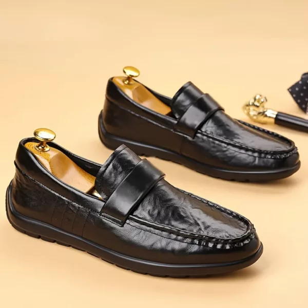 Mocassin homme cuir souple classique – Image 6