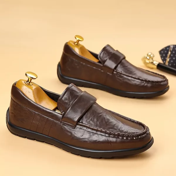 Mocassin homme cuir souple classique – Image 5