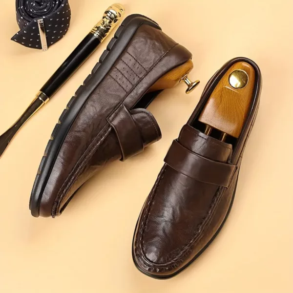 Mocassin homme cuir souple classique – Image 4