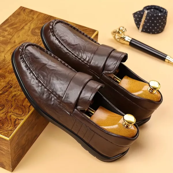 Mocassin homme cuir souple classique – Image 2