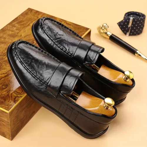 Mocassin homme cuir souple classique