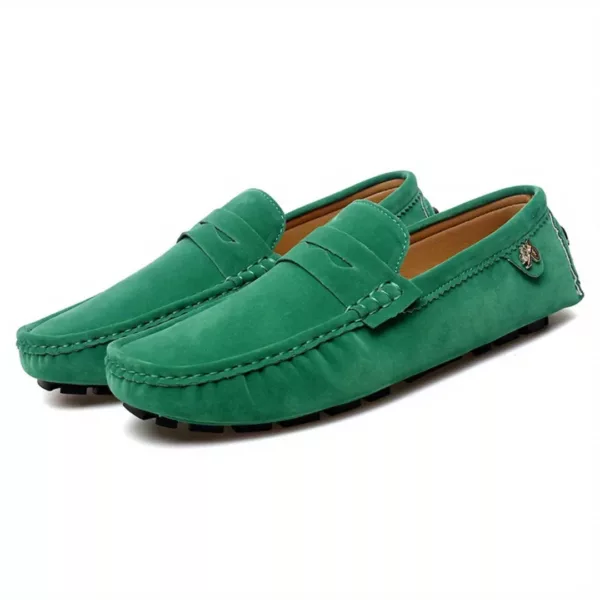 Mocassin homme daim style détente – Élégance décontractée et confort ultime pour vos journées casual