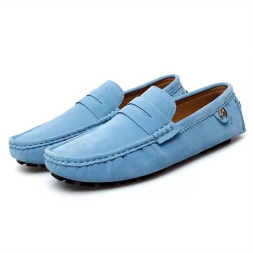 Mocassin homme daim style détente