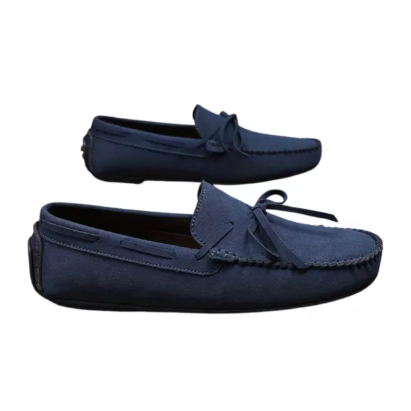 Mocassin homme daim style driving – Image 11