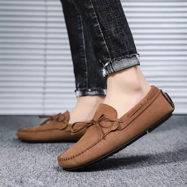 Mocassin homme daim style driving – Image 3