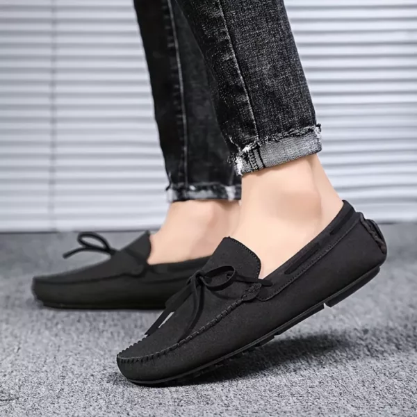 Mocassin homme daim style driving – Image 4
