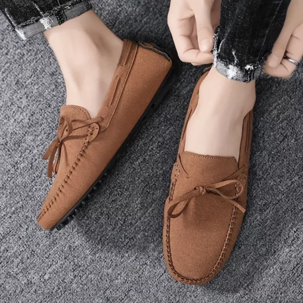 Mocassin homme daim style driving – Image 6