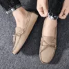 Mocassin homme daim style driving