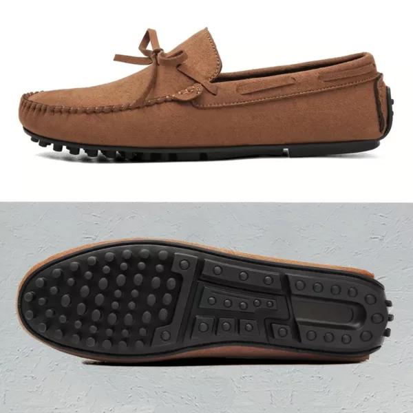 Mocassin homme daim style driving – Image 9