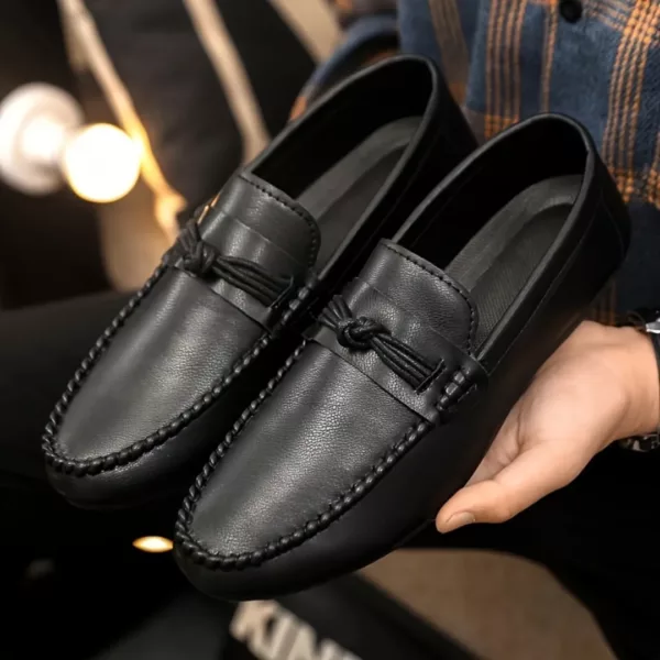 Mocassin homme élégant à nœud déco – Image 2