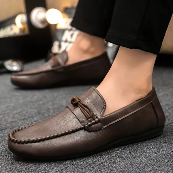 Mocassin homme élégant à nœud déco – Image 5