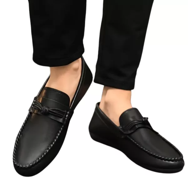 Mocassin homme élégant à nœud déco – Image 6