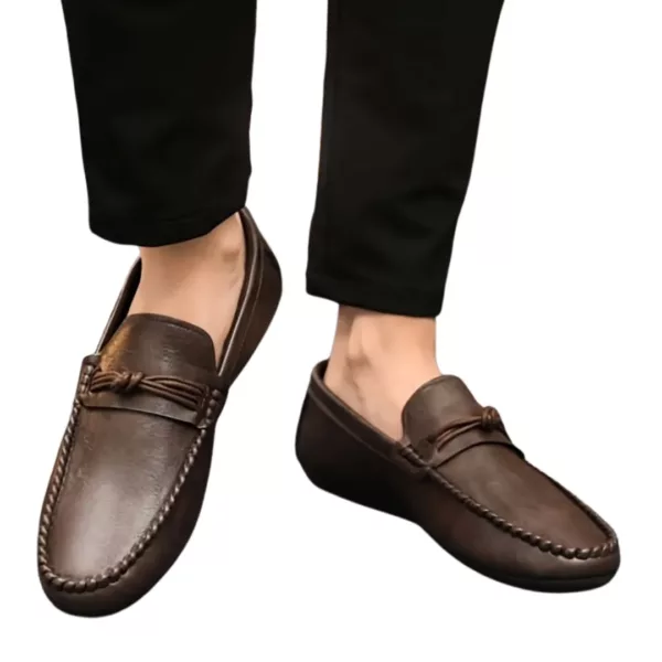 Mocassin homme élégant à nœud déco – Image 7