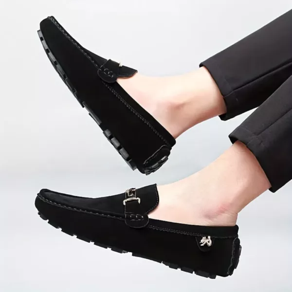 Mocassin homme élégant boucle métallique – Image 4
