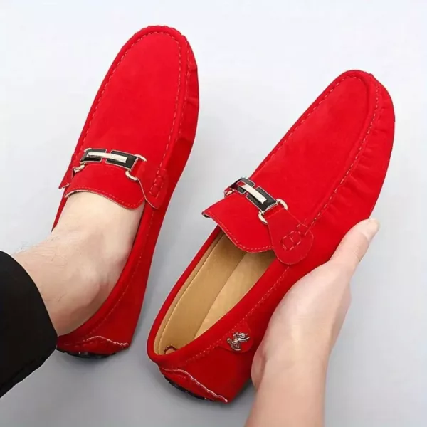 Mocassin homme élégant boucle métallique – Image 6
