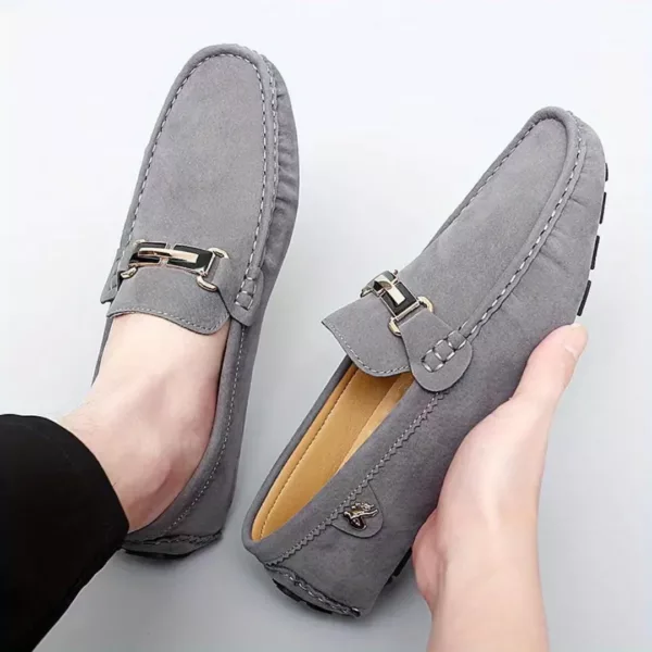 Mocassin homme élégant boucle métallique – Image 7
