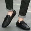 Mocassin homme lacet style bateau
