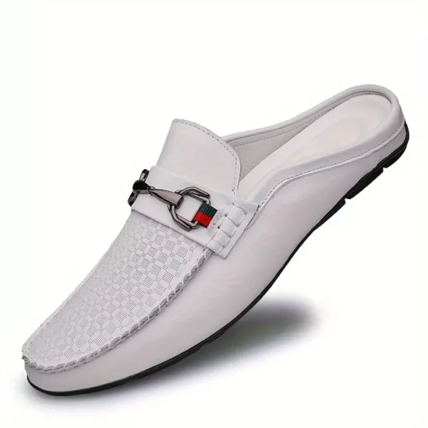 Mocassin homme ouvert élégant tressé – Image 2