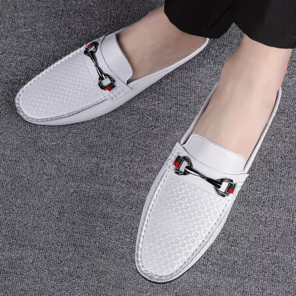 Mocassin homme ouvert élégant tressé – Image 6