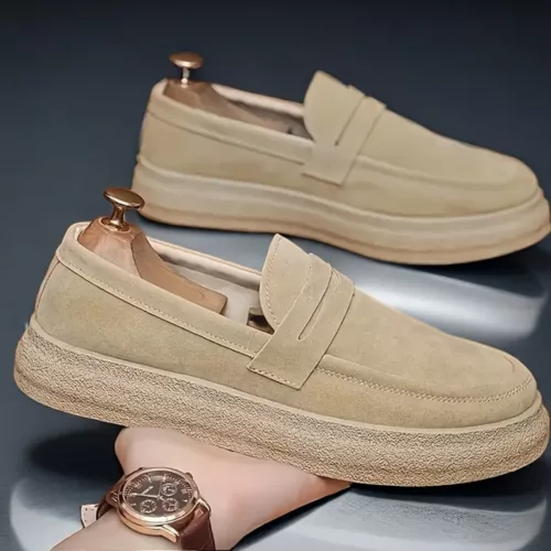Mocassin homme semelle épaisse chic