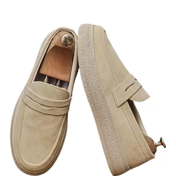 Mocassin homme semelle épaisse chic – Image 7
