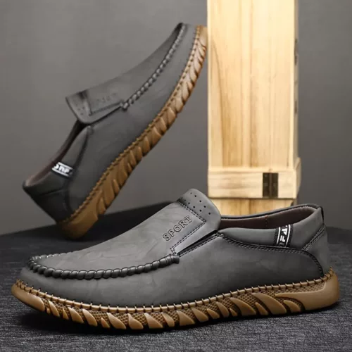 Mocassin homme sport semelle crantée
