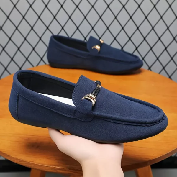 Mocassin homme velours boucle élégante – Image 5