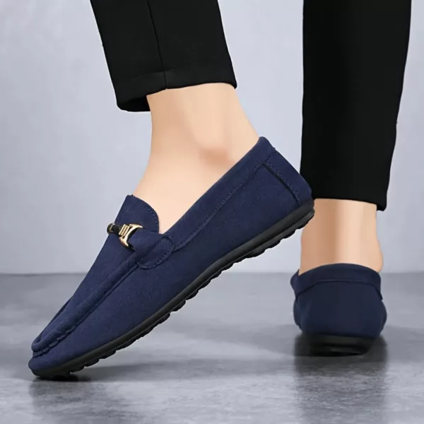 Mocassin homme velours boucle élégante – Image 2