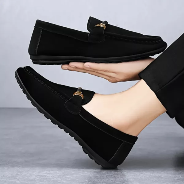 Mocassin homme velours boucle élégante – Image 3