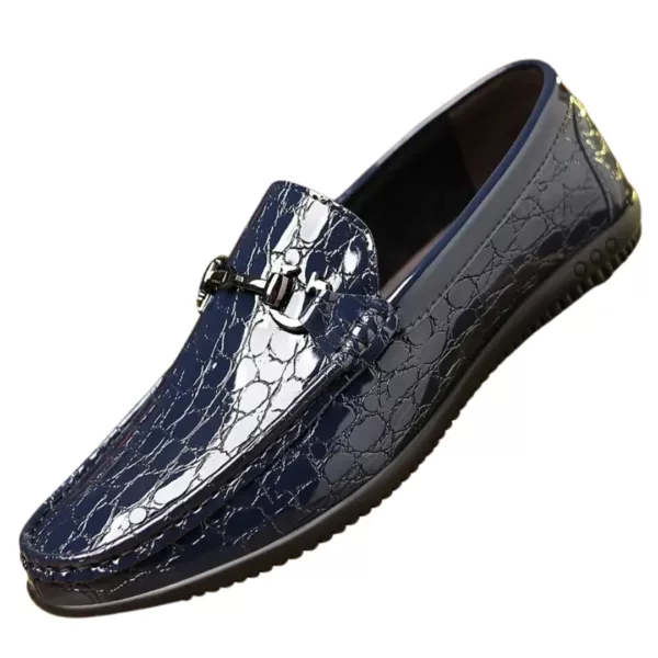 Mocassin homme verni croco brillant – Image 6