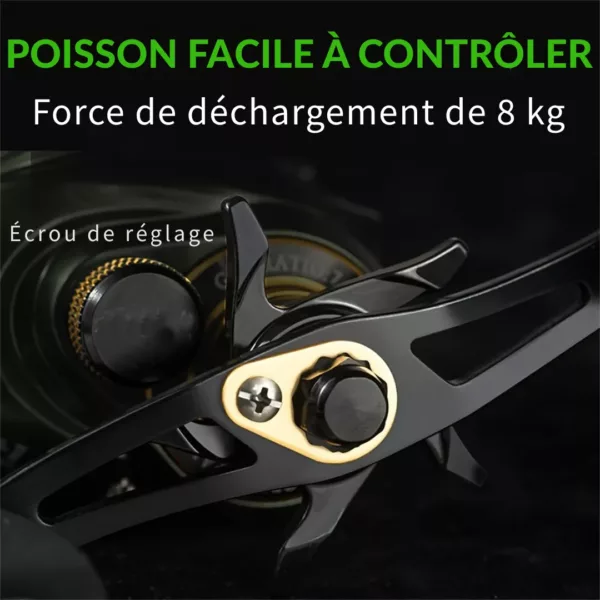 Moulinet baitcasting pour pêche en surface – Image 11