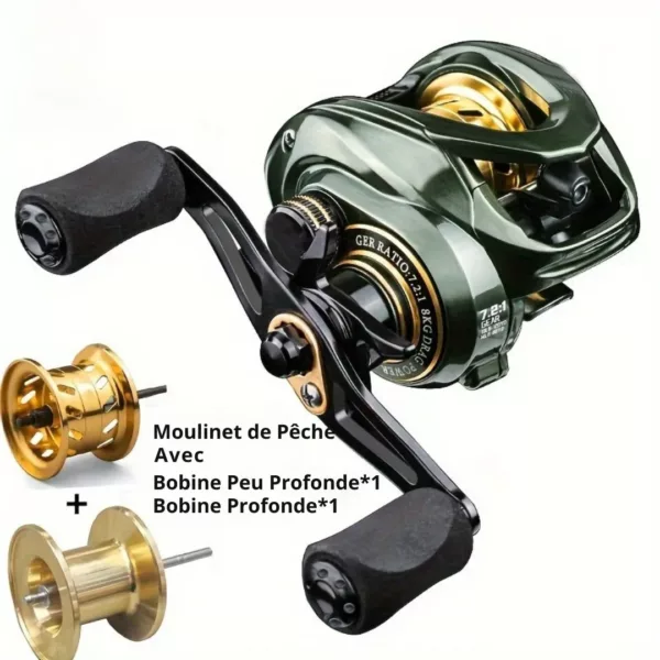 Moulinet baitcasting pour pêche en surface – Image 5