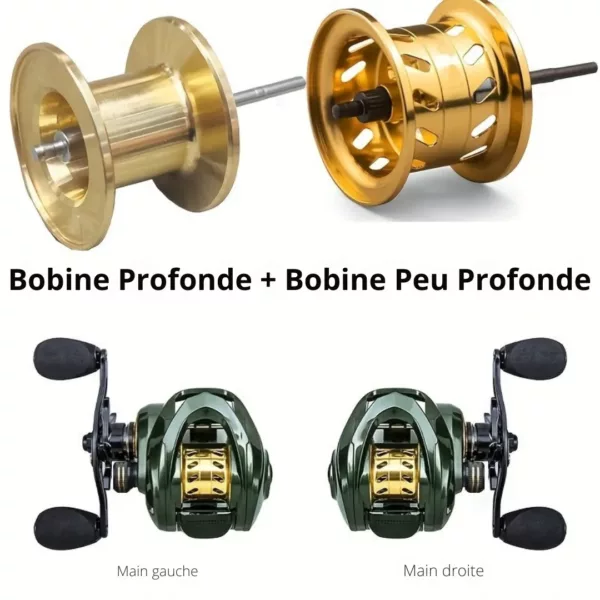 Moulinet baitcasting pour pêche en surface – Image 6