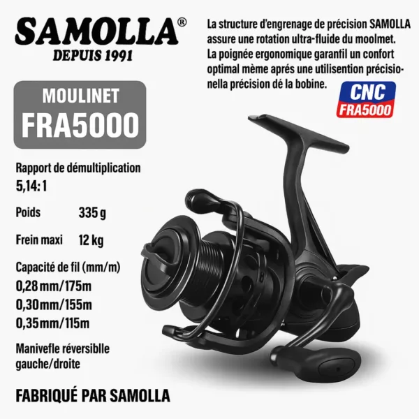 Moulinet carpe haute capacité frein progressif – Image 13