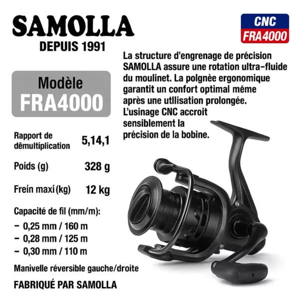 Moulinet carpe haute capacité frein progressif – Image 12
