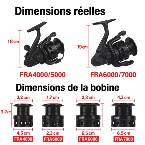 Moulinet carpe haute capacité frein progressif – Image 7
